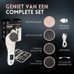 Beeperfect® Elektrische Eeltverwijderaar Met Stofzuigsysteem - Voetvijl - Eeltvijl - IPX7 Waterdicht - Gratis Pedicure Set -Verzorgingsproducten 1200x1200 152