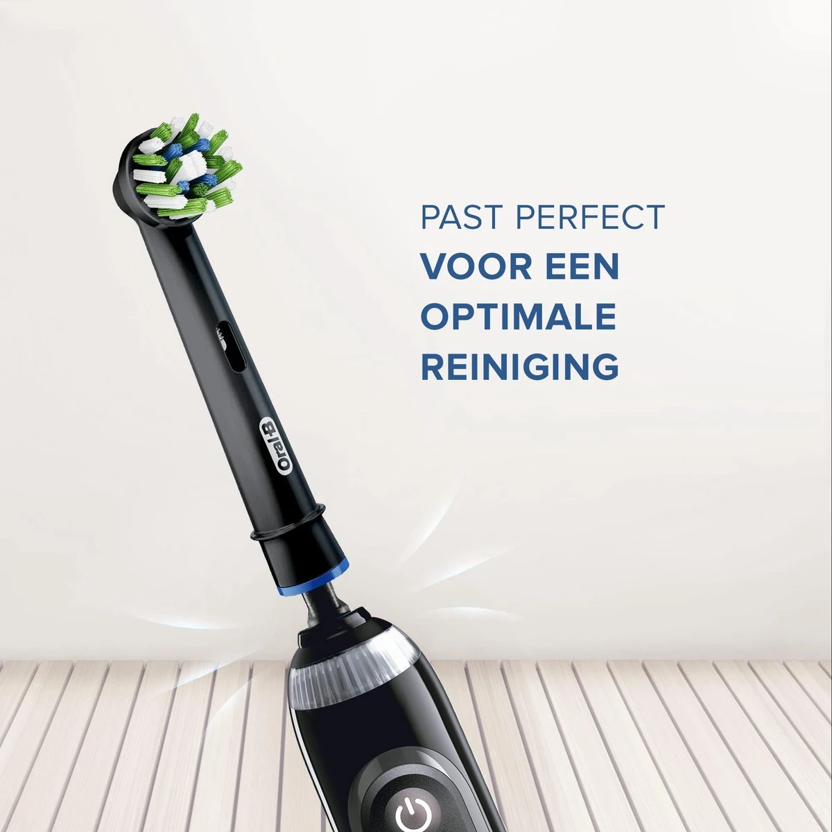 Oral B Oral-B CrossAction - Met CleanMaximiser-technologie - Opzetborstels - Zwart - 2 Stuks 5 Oral B Oral-B CrossAction - Met CleanMaximiser-technologie - Opzetborstels - Zwart - 2 Stuks - Afbeelding 3