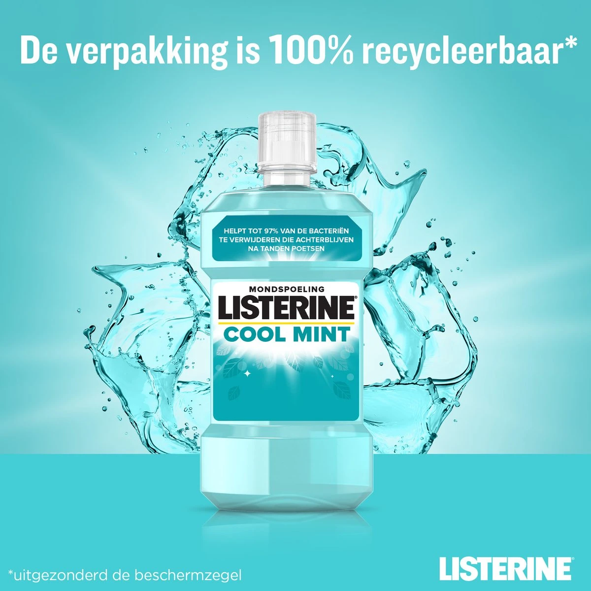 LISTERINE® Fresh Mint, Mondspoeling Met Essentiële Oliën Voor Een Langdurig Frisse Adem, 3x600ml 9 LISTERINE® Fresh Mint, Mondspoeling Met Essentiële Oliën Voor Een Langdurig Frisse Adem, 3x600ml - Afbeelding 7