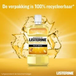 LISTERINE Fresh Ginger & Lime Mondwater, Met Gember- En Limoenextract, Mondspoeling Zonder Alcohol, Voor Een Frisse Adem, 3 X 500 Ml -Verzorgingsproducten 1200x1200 1585