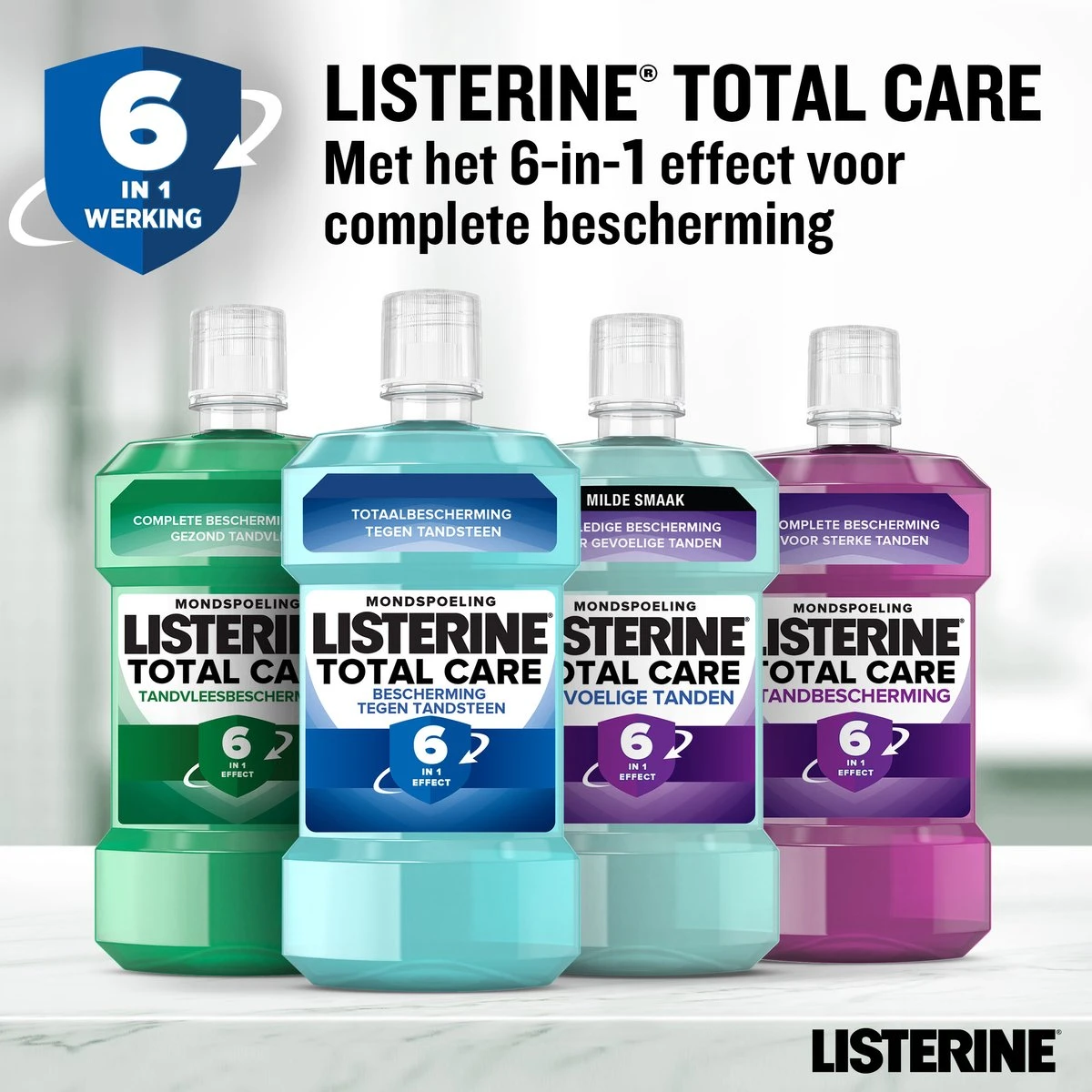 LISTERINE Total Care Bescherming Tegen Tandsteen: Mondspoeling Voor Complete Bescherming Tegen De Opbouw Van Tandsteen Met 6-in-1 Effect - Met Essentiële Oliën, Fluoride En Zinkformule, 3 X 500 Ml 12 LISTERINE Total Care Bescherming Tegen Tandsteen: Mondspoeling Voor Complete Bescherming Tegen De Opbouw Van Tandsteen Met 6-in-1 Effect - Met Essentiële Oliën, Fluoride En Zinkformule, 3 X 500 Ml - Afbeelding 10
