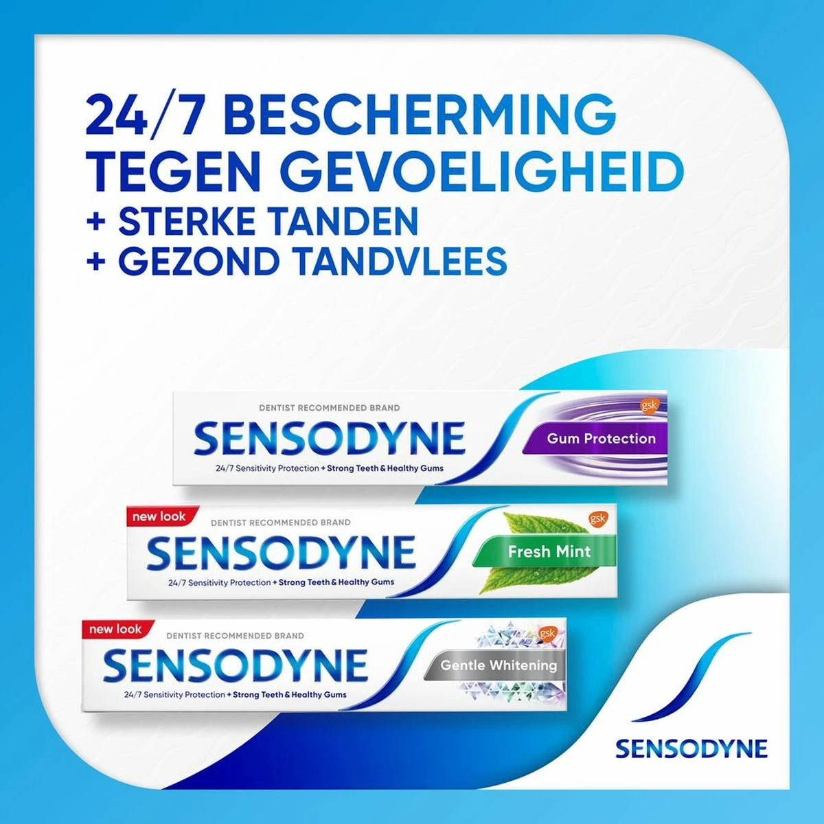 Sensodyne Freshmint Tandpasta Voor Gevoelige Tanden 4x75ml 4 Sensodyne Freshmint Tandpasta Voor Gevoelige Tanden 4x75ml - Afbeelding 2