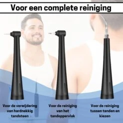 BOME Tandsteen Verwijderaar - 3 Opzetstukken - Tandplak Verwijderaar - Inclusief Spiegel En Pincet - 3 Standen -Verzorgingsproducten 1200x1200 1715