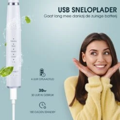 Merkloos Tandsteen Verwijderaar Elektrisch – Tandenborstel Opzetstukken - Tandarts Spiegel - 5 Standen -Wit -Verzorgingsproducten 1200x1200 1730