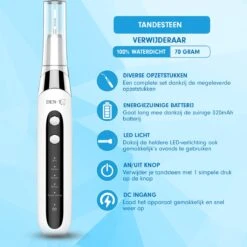 DEN-T® PRO U500 - Elektrische Sonische Tandsteen Verwijderaar - Wit -Verzorgingsproducten 1200x1200 1762