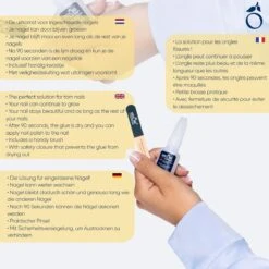 Herome Herome SOS Nail Repair -Repareer Eenvoudig Gescheurde Ingescheurde Nagels - Nagellijm Met Vijl - 10ml. -Verzorgingsproducten 1200x1200 18