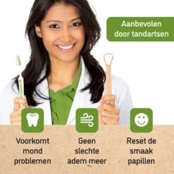 Nutty Green 3-Delige Tongschraper Set Inclusief Opbergcase - Tongreiniging Mondverzorging - Tongreiniger Mondhygiëne - RVS Schraper Voor Schone Tong Reiniging - Tongborstel Tegen Slechte Adem - Zero Waste Lifestyle -Verzorgingsproducten 1200x1200 1832