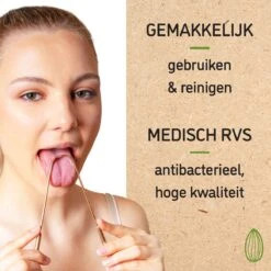 Nutty Green 3-Delige Tongschraper Set Inclusief Opbergcase - Tongreiniging Mondverzorging - Tongreiniger Mondhygiëne - RVS Schraper Voor Schone Tong Reiniging - Tongborstel Tegen Slechte Adem - Zero Waste Lifestyle -Verzorgingsproducten 1200x1200 1833