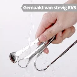 AdroitGoods RVS Tongschraper Set Voor Mondverzorging - 4 Stuks - Tongreiniger/Tongborstel & Tong Schraper 12 AdroitGoods RVS Tongschraper Set Voor Mondverzorging - 4 Stuks - Tongreiniger/Tongborstel & Tong Schraper -Verzorgingsproducten 1200x1200 1849