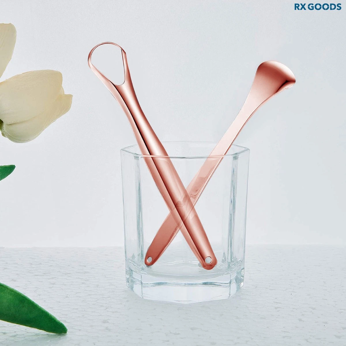 RX Goods Rosé Gouden Tongschraper Voor Mondverzorging – 4 Stuks – Duurzaam & Herbruikbaar 9 RX Goods Rosé Gouden Tongschraper Voor Mondverzorging – 4 Stuks – Duurzaam & Herbruikbaar - Afbeelding 7