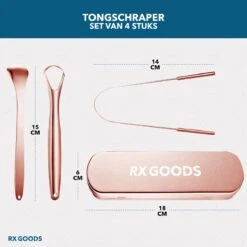RX Goods Rosé Gouden Tongschraper Voor Mondverzorging – 4 Stuks – Duurzaam & Herbruikbaar 20 RX Goods Rosé Gouden Tongschraper Voor Mondverzorging – 4 Stuks – Duurzaam & Herbruikbaar -Verzorgingsproducten 1200x1200 1869