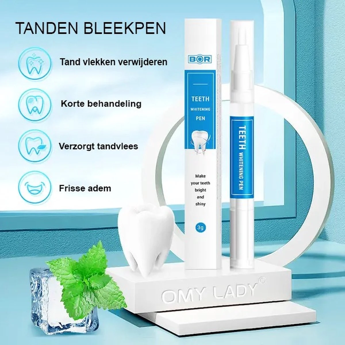 BOR Tanden Bleekpen - Tanden Bleken - Tandenbleekset - Whitening Pen - Tandenblekers - Wittere Tanden - Teeth Whitening Pen - Tanden Bleker 7 BOR Tanden Bleekpen - Tanden Bleken - Tandenbleekset - Whitening Pen - Tandenblekers - Wittere Tanden - Teeth Whitening Pen - Tanden Bleker - Afbeelding 5