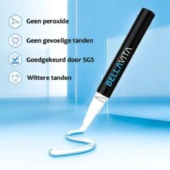 BELLAVITA Tandenbleekset - Tanden Bleken - Teeth Whitening Kit - Tandenblekers - 4 Gelpennen - Zonder Peroxide - 100% Natuurlijk - Witte Tanden -Verzorgingsproducten 1200x1200 1963