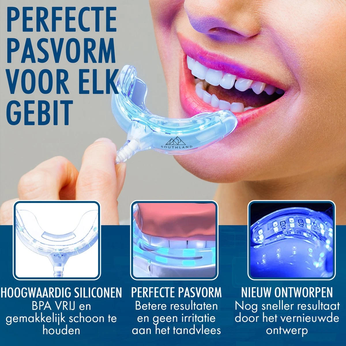 Southland Tandenbleekset - Tandenblekers - Whitening Strips - Teeth Whitening - Tanden Bleken 8 Southland Tandenbleekset - Tandenblekers - Whitening Strips - Teeth Whitening - Tanden Bleken - Afbeelding 6
