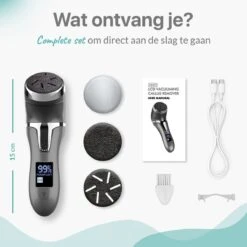 Be Lavish Elektrische Eeltverwijderaar Met Stofzuigsysteem - Voetvijl - Eeltvijl - IPX7 Waterdicht - USB Oplaadbaar - Inc. 3 Opzetstukken & Borstel 22 Be Lavish Elektrische Eeltverwijderaar Met Stofzuigsysteem - Voetvijl - Eeltvijl - IPX7 Waterdicht - USB Oplaadbaar - Inc. 3 Opzetstukken & Borstel -Verzorgingsproducten 1200x1200 208
