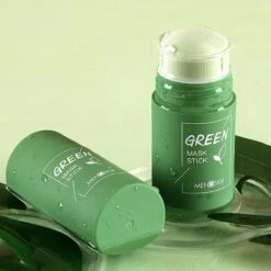 MENGSIQI - Green Mask Stick - Huidverzorging - Gezichtsmasker - Kleimasker - Mee Eters & Acne Verwijderen - Acne Verzorging - Vette Huid - Mee-eter Verwijderaar - Poriën Reiniger -Blackhead - Unisex - Verzachtend -Verkoelend - Dermatologisch Getest -Verzorgingsproducten 1200x1200 2109