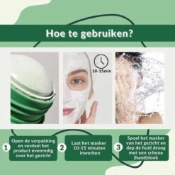 MENGSIQI - Green Mask Stick - Huidverzorging - Gezichtsmasker - Kleimasker - Mee Eters & Acne Verwijderen - Acne Verzorging - Vette Huid - Mee-eter Verwijderaar - Poriën Reiniger -Blackhead - Unisex - Verzachtend -Verkoelend - Dermatologisch Getest -Verzorgingsproducten 1200x1200 2113