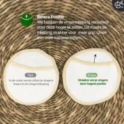 16 Herbruikbare Wattenschijfjes + Bamboe Houder - 12x Dagelijks 4x Scrub 4 Laags - Wasbare Wattenschijfjes Makeup Pads Zero Waste -Verzorgingsproducten 1200x1200 2210