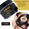 Black Gold Peel Off Masker - Gezichtsmasker - Blackhead Remover Mask 100ML - Tegen Mee Eters En Acne