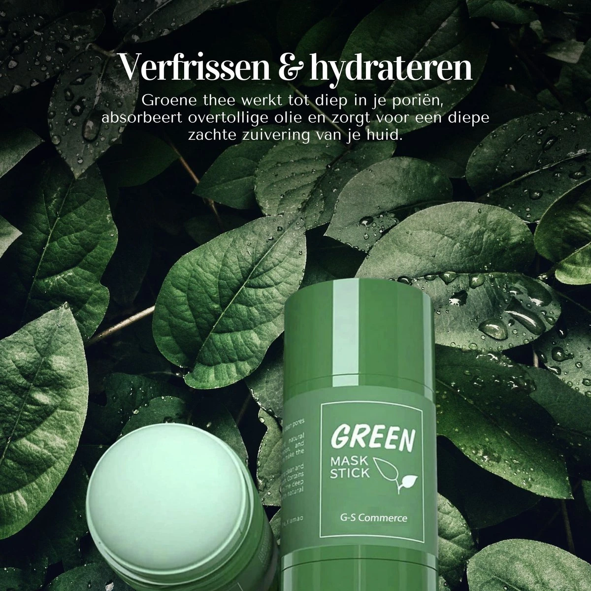 Green Mask Stick | Gezichtsmasker | Mee Eters Verwijderen | Blackhead Remover | De Originele Green Mask Stick | Groene Thee | Huidverzorging | 4 Green Mask Stick | Gezichtsmasker | Mee Eters Verwijderen | Blackhead Remover | De Originele Green Mask Stick | Groene Thee | Huidverzorging | - Afbeelding 2