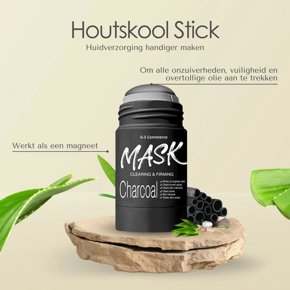 Mask Stick | Houtskool Klei Masker | Bekend Van De Green Mask Stick | Detox | Charcoal | Kleimasker | Gezichtsmasker | Blackhead Remover | Huidverzorging | Hydraterend | 6 Mask Stick | Houtskool Klei Masker | Bekend Van De Green Mask Stick | Detox | Charcoal | Kleimasker | Gezichtsmasker | Blackhead Remover | Huidverzorging | Hydraterend | - Afbeelding 4