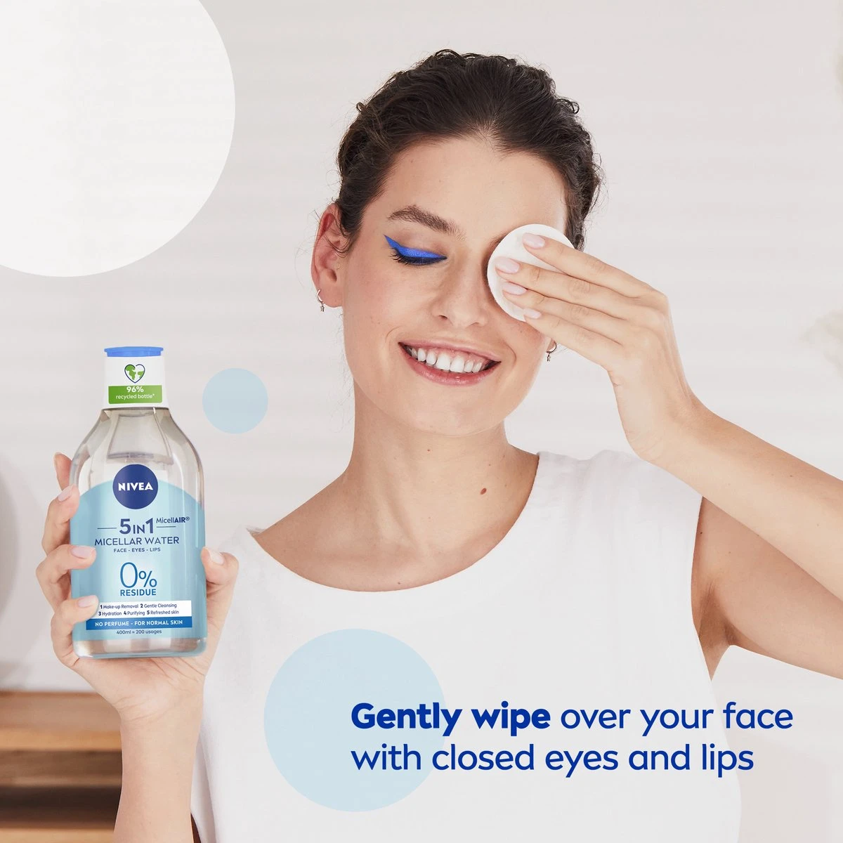 NIVEA Essentials Verfrissend & Verzorgend Micellair Water Normale Huid - 400 Ml 6 NIVEA Essentials Verfrissend & Verzorgend Micellair Water Normale Huid - 400 Ml - Afbeelding 4