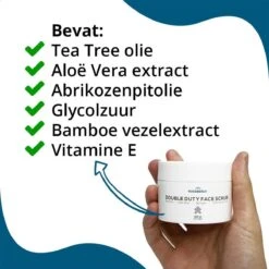 Double Duty Face Scrub - Gezichtsscrub Mannen - Reinigingsscrubs - 100 Ml -Verzorgingsproducten 1200x1200 2446