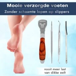 Pedicureset Professioneel - Pedicure Eeltmesjes - Eelt Verwijderaar Pedicure Set - Eeltverwijderaar Voetvijl - Eeltschraper - Eeltschaaf - Eeltrasp -Verzorgingsproducten 1200x1200 357