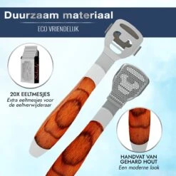 Pedicureset Professioneel - Pedicure Eeltmesjes - Eelt Verwijderaar Pedicure Set - Eeltverwijderaar Voetvijl - Eeltschraper - Eeltschaaf - Eeltrasp -Verzorgingsproducten 1200x1200 360