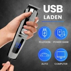 Professionele Trimmer 11 In 1 - Baardtrimmer Mannen - Waterdicht - Haartrimmer - Trimmer Mannen - Complete Set -Verzorgingsproducten 1200x1200 373