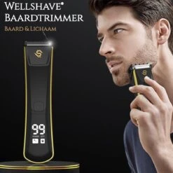 Wellshave Baardtrimmer Mannen - Trimmer Voor Baard En Lichaam - Bodytrimmer Heren -Verzorgingsproducten 1200x1200 383
