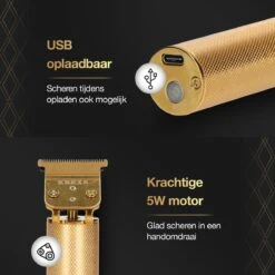 Krexs Gouden Baardtrimmer - Tondeuse - Trimmer - Scheerapparaat - Mannen – Baard -Verzorgingsproducten 1200x1200 434
