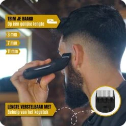 BAØRD Baardtrimmer Voor Mannen – Waterdicht – Draadloze Tondeuse - Trimmer Voor Baard & Lichaam – Scheerapparaat – Bodygroomer - Haartrimmer – Baardverzorging – Barber – Oplaadbaar - Zwart -Verzorgingsproducten 1200x1200 437