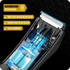 BAØRD Baardtrimmer Voor Mannen – Waterdicht – Draadloze Tondeuse - Trimmer Voor Baard & Lichaam – Scheerapparaat – Bodygroomer - Haartrimmer – Baardverzorging – Barber – Oplaadbaar - Zwart -Verzorgingsproducten 1200x1200 441