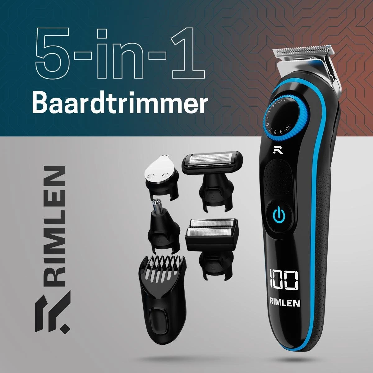 5 In 1 Baardtrimmer Voor Mannen - Trimmer Voor Baard En Lichaam - Neus En Oor -Bodygroomer - 0.5-10MM 4 5 In 1 Baardtrimmer Voor Mannen - Trimmer Voor Baard En Lichaam - Neus En Oor -Bodygroomer - 0.5-10MM - Afbeelding 2