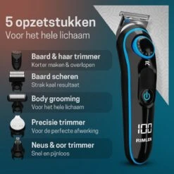 5 In 1 Baardtrimmer Voor Mannen - Trimmer Voor Baard En Lichaam - Neus En Oor -Bodygroomer - 0.5-10MM 15 5 In 1 Baardtrimmer Voor Mannen - Trimmer Voor Baard En Lichaam - Neus En Oor -Bodygroomer - 0.5-10MM -Verzorgingsproducten 1200x1200 477
