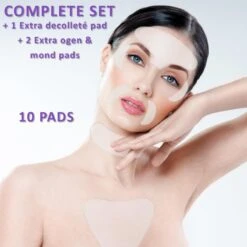 Simia™ Complete Set Anti Rimpel Beauty Pads 10 STUKS Tegen Lijntjes En Rimpels - Decolleté Hals & Gezicht - Anti Aging - Huidverzorging Voordeelset -Verzorgingsproducten 1200x1200 670