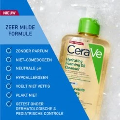 CeraVe - Hydrating Foaming Oil Cleanser - Voor Normale Tot Droge Huid - 236ml -Verzorgingsproducten 1200x1200 695