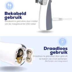 Aerosoltoestel Met 3 Mondstukken - Nebulizer Inhalator - Aerosoltoestel Kinderen, Volwassenen En Baby's - Vernevelaar Inhalator - Gezichtsstomer - Helpt Tegen Luchtwegaandoeningen -Verzorgingsproducten 1200x1200 775