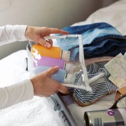 TRVLMORE Silicone Reisflesjes - Navulbaar - Handbagage - 100 ML - 3 Stuks - Oranje/Paars/Blauw -Verzorgingsproducten 1200x1200 790