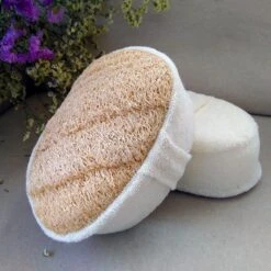 Merkloos Luxe Katoen En Loofah Naturel Douche Spons - Scrub - Massage - 100% Duurzaam - Badspons - Eco -Verzorgingsproducten 1200x1200 817