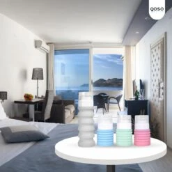 QOSO Reisflesjes Set 8-Delig | Reisflesjes Handbagage Opvouwbaar | Mini Shampoo & Reispotjes Hervulbaar Klein | Reisflesjes 100ml In 4 Kleuren | Navulbare Reisflesjes In Een Reisset -Verzorgingsproducten 1200x1200 821