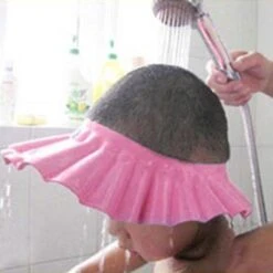 Roze Handig Douchekapje Voor Kleine Kinderen -Kind Haarwas Hulp Kap -Douche Shower Cap - Douchecap -Verzorgingsproducten 1200x1200 841