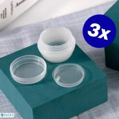 Qpacks - 8-delige Reisflesjes Set Transparant - Vliegtuig Handbagage - Navulbare Reis 100ML Flacons - Incl. Potjes & Etui -Travel - Reisaccessoires 15 Qpacks - 8-delige Reisflesjes Set Transparant - Vliegtuig Handbagage - Navulbare Reis 100ML Flacons - Incl. Potjes & Etui -Travel - Reisaccessoires -Verzorgingsproducten 1200x1200 856