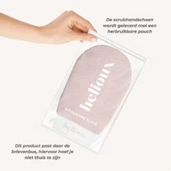 Helioux® Exfoliating Glove - Scrub Handschoen Washand - Voor Lichaam & Gezicht - Verwijderen Van Dode Huidcellen Of Zelfbruiner - Roze - Pink -Verzorgingsproducten 1200x1200 863