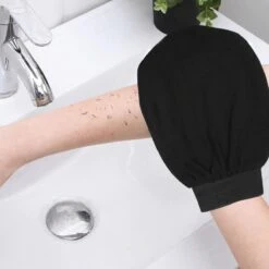 Sensu Scrub Handschoen - 3 Stuks - Zwart - Washand Exfoliating Glove - Kessa Hammam Washandje -Verzorgingsproducten 1200x1200 871