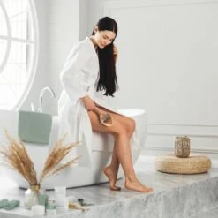 100% Vegan Lichaamsborstel Met Lange Afneembare Steel - Rugborstel/Badborstel/Doucheborstel - Dry Brushing Huidborstel - Droogborstel - Douche -Verzorgingsproducten 1200x1200 878