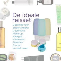 TRVLMORE Reisflesjes Met Etui - Navulbaar - Transparant - 6 Stuks -Verzorgingsproducten 1200x1200 900