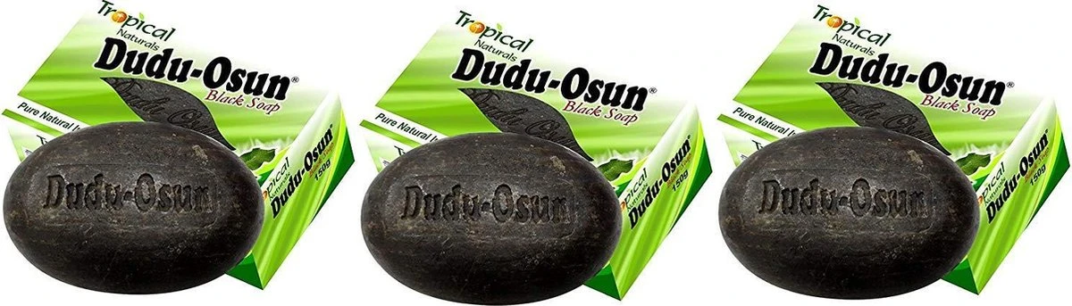 Dudu Osun Pure Organic African Black Soap 150g(Pack Of 3) - Effective For Acne Treatment, Eczema, Dry Skin, Scar Removal, Dandruff, Pimples Mark Removal, Anti-fungal Face & Body Wash 3 Dudu Osun Pure Organic African Black Soap 150g(Pack Of 3) - Effective For Acne Treatment, Eczema, Dry Skin, Scar Removal, Dandruff, Pimples Mark Removal, Anti-fungal Face & Body Wash