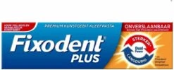 Fixodent Plus - Voordeelverpakking 6x40 G - Kleefpasta -Verzorgingsproducten 1200x483 1